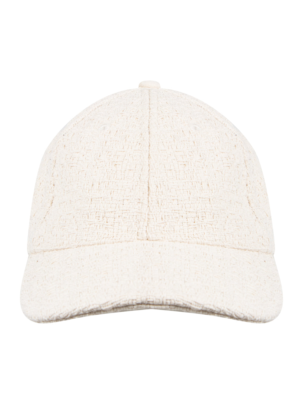 Harlow Baseball Cap (Ivory Tweed)