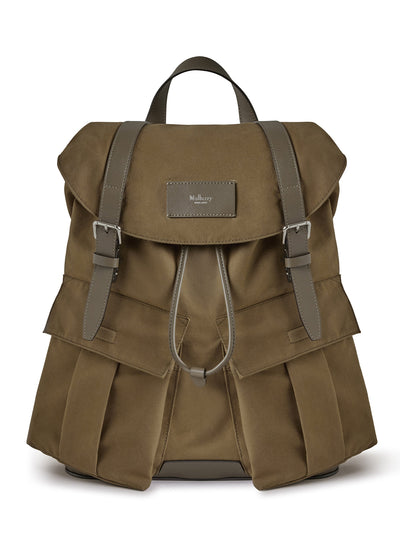 Heritage Waxed Backpack (Dark Moss)