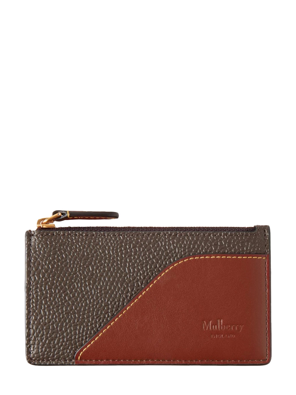 Heritage Zipped Long Card Holder (Mole & Cognac)