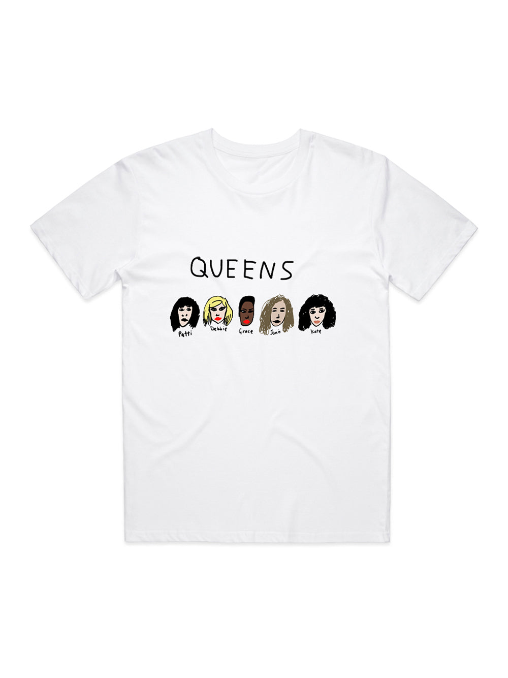 Hero Edit Queens T-Shirt (White)