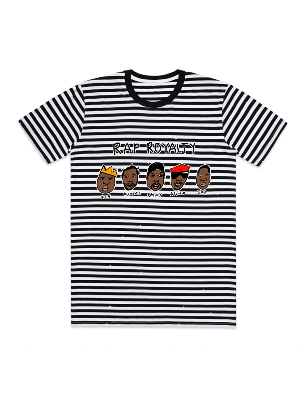 Hero Edit Rap Royalty T-Shirt (Black Stripe)