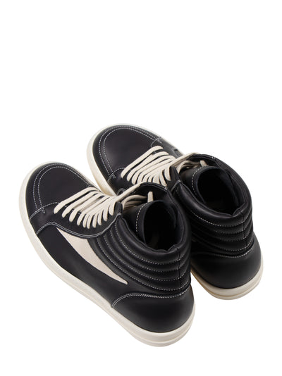 High Vintage Cotton Sneakers (Black/Milk)