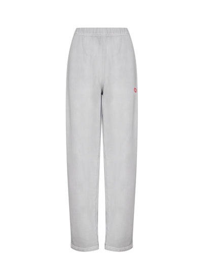 High Waisted Sweatpant in Classic Terry (Washed Smoke White)