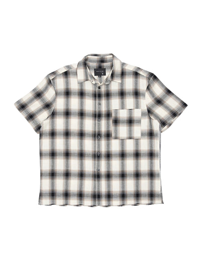 Hold Ss Shirt (Black/Brown Check)