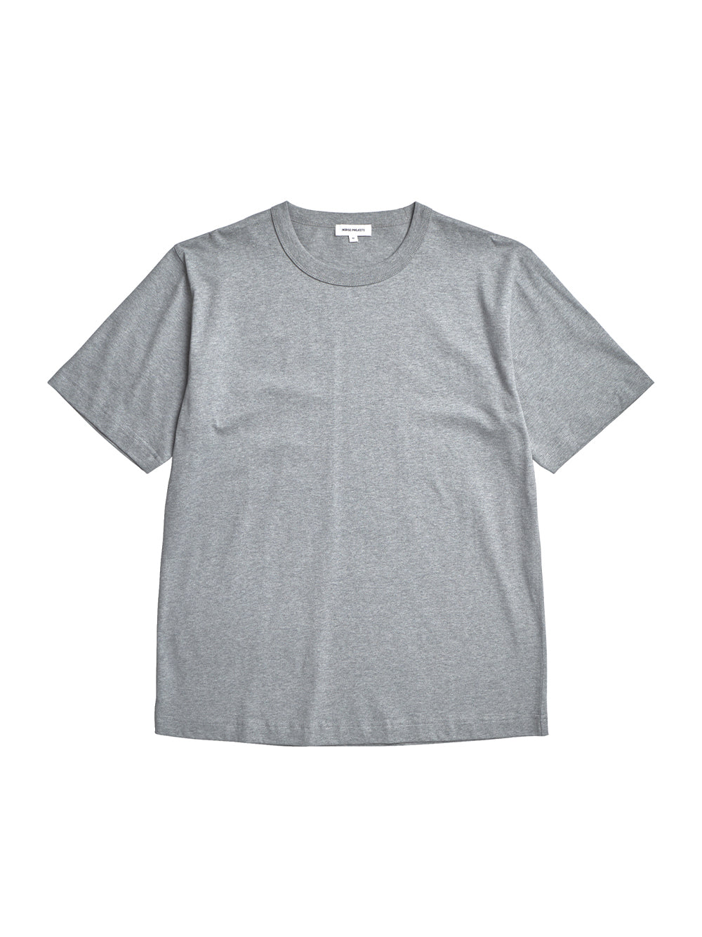 Holger Organic Optic Print T-Shirt (Grey Melange)