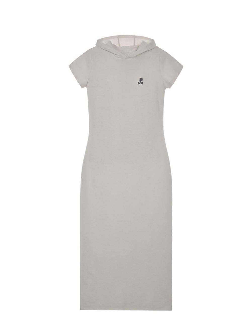 Hood Maxi Dress (Light Beige)