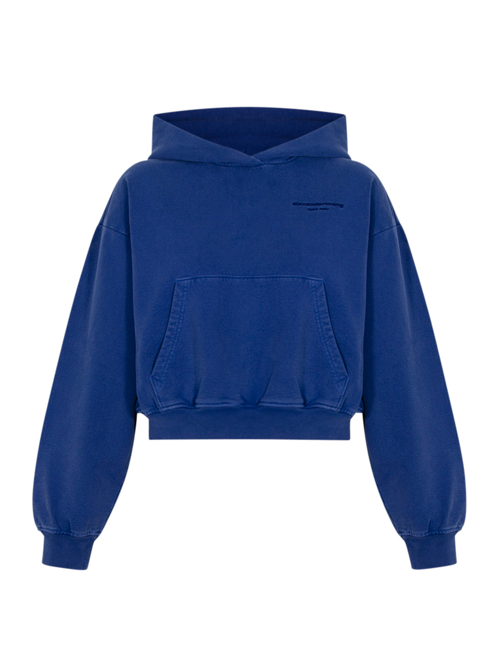 Hoodie with Bubble Logo (Washed Scuba Blue)