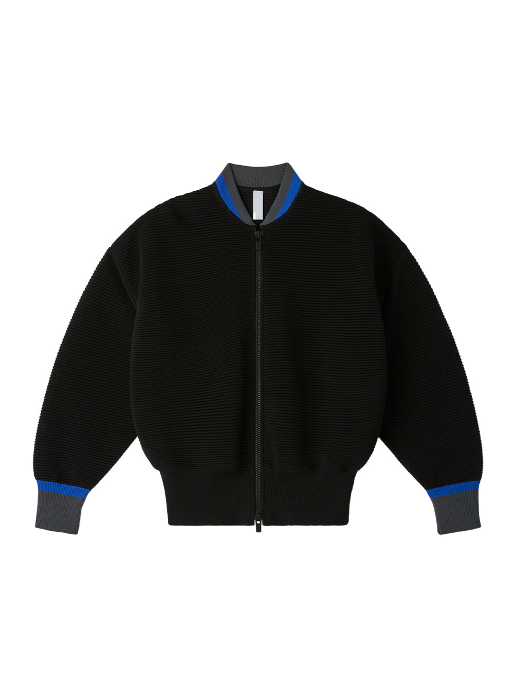 Hypha Stand-Up Collar Bomber Jacket (Smokey Black Multi)