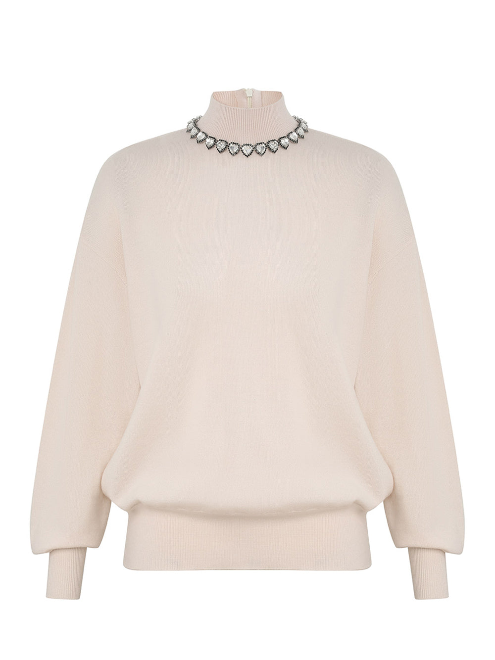 Hypnotic Embellished Sweater (Chalk)