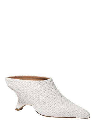 Shadow Woven Mule Ivory