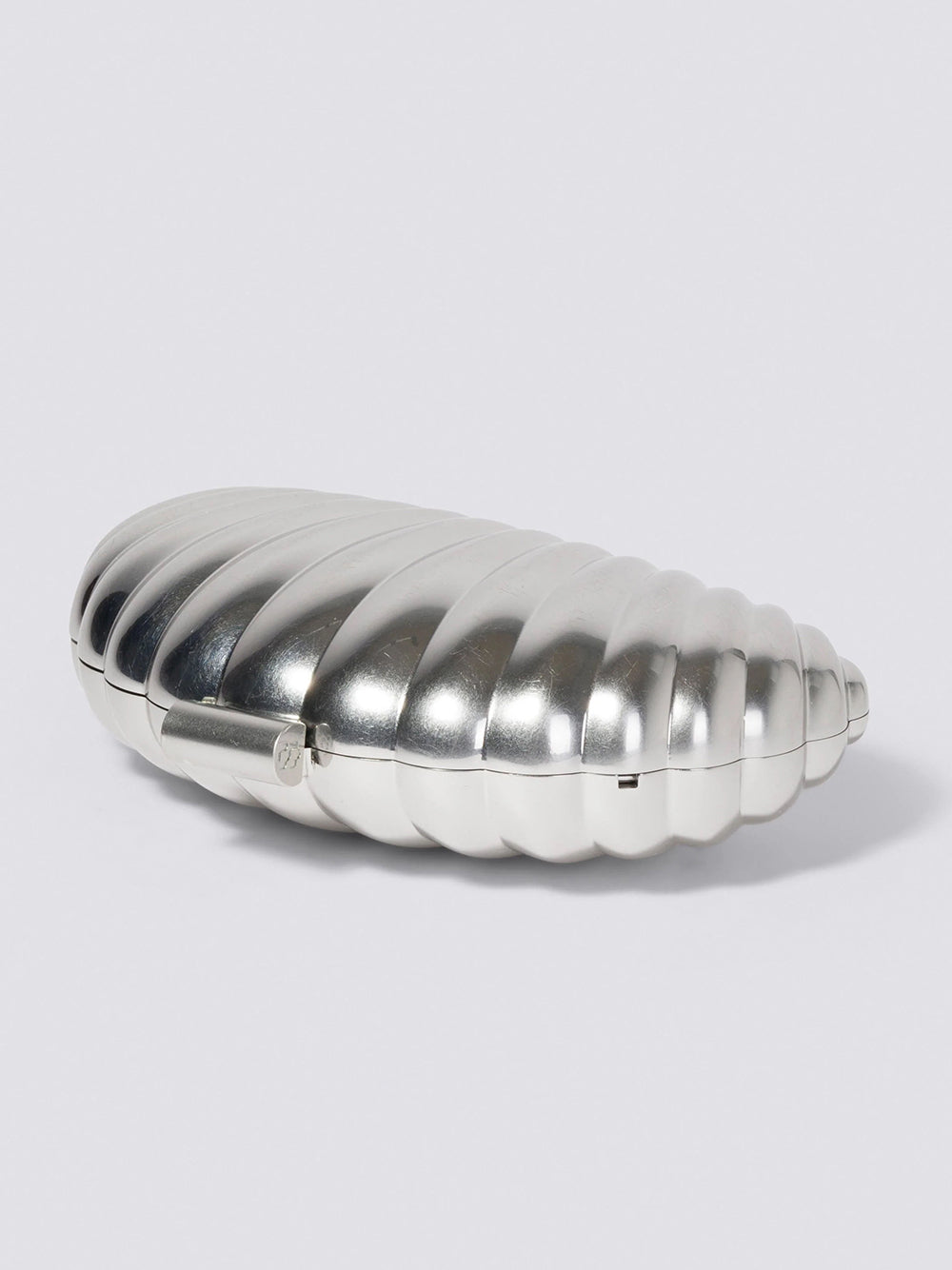 Monet Shell Clutch Silver