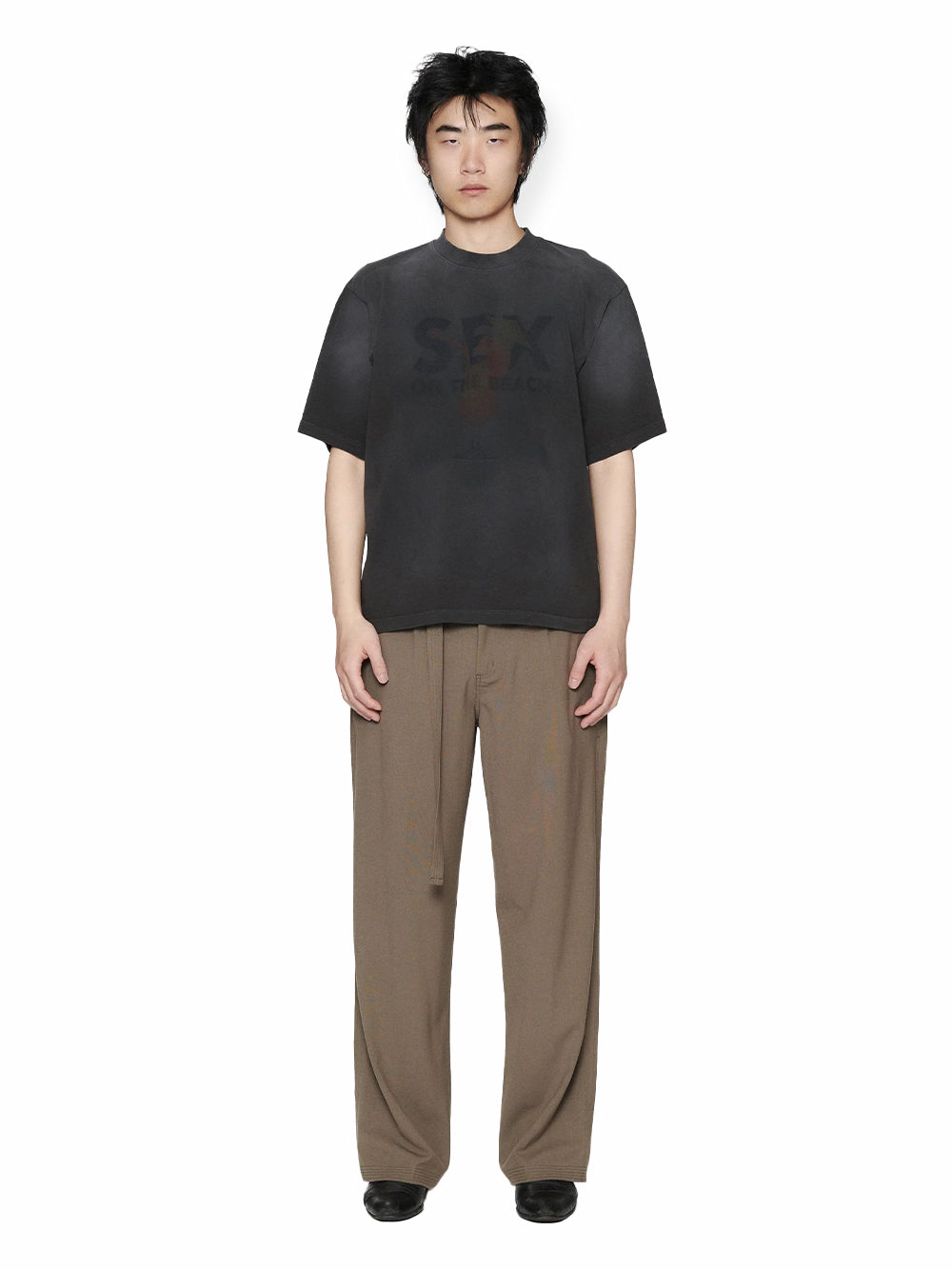 Sotb Boxy Tee Sun Faded Black