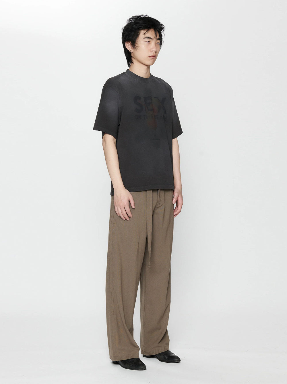 Sotb Boxy Tee Sun Faded Black