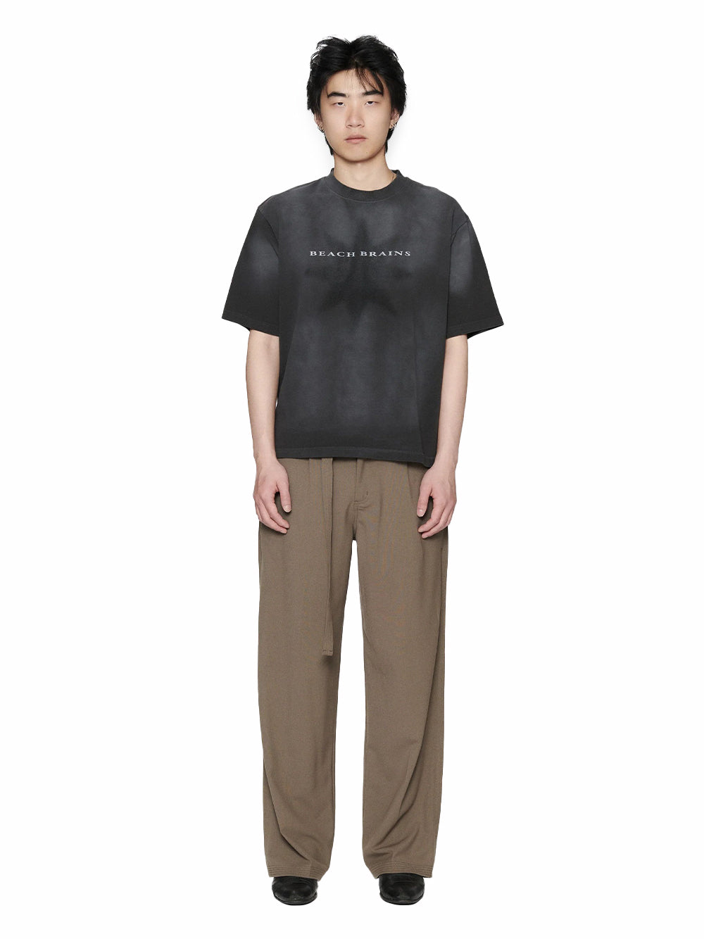 Logo Star Boxy Tee Sun Faded Black