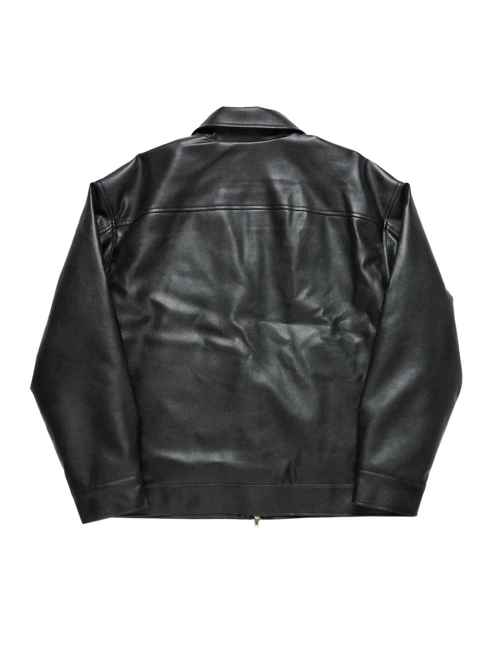 Vegan Leather Jacket (Jet Black)