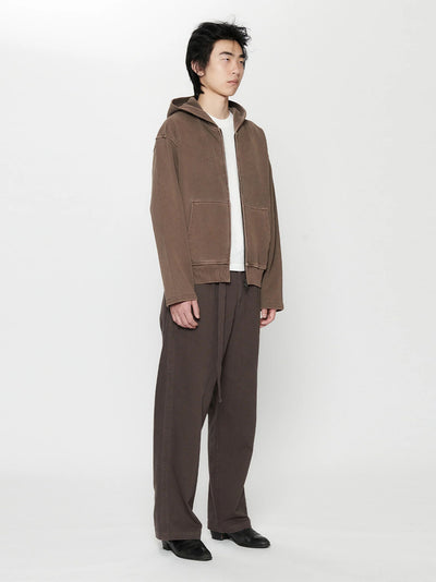 Star Zip Hoodie Chocolate