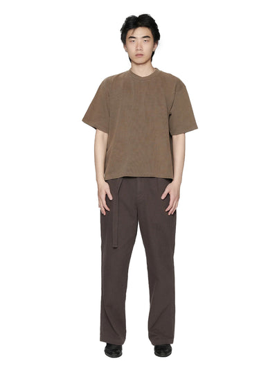Pleated Work Pant Dark Grey
