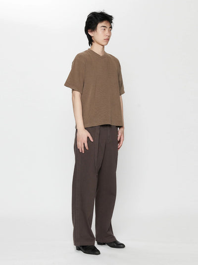 Pleated Work Pant Dark Grey