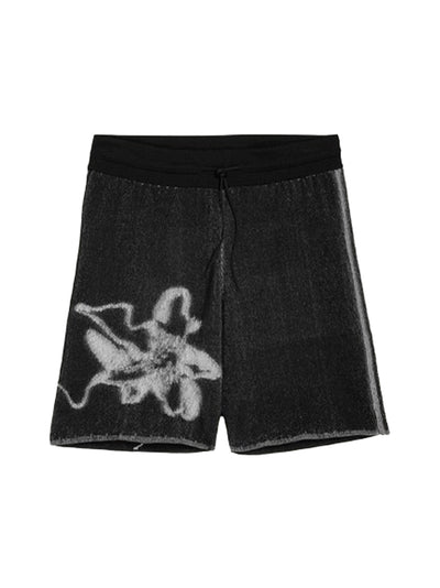 Gfx Knit Shorts Black/White
