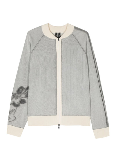 Gfx Knit Crdgn Off White/Black