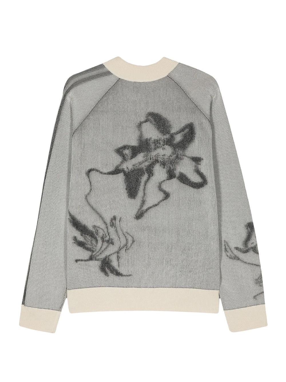 Gfx Knit Crdgn Off White/Black