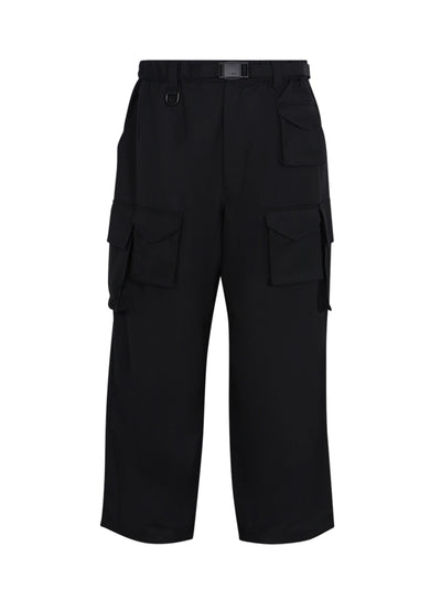 Y-3 M Refined Wool Cargo Pants Black