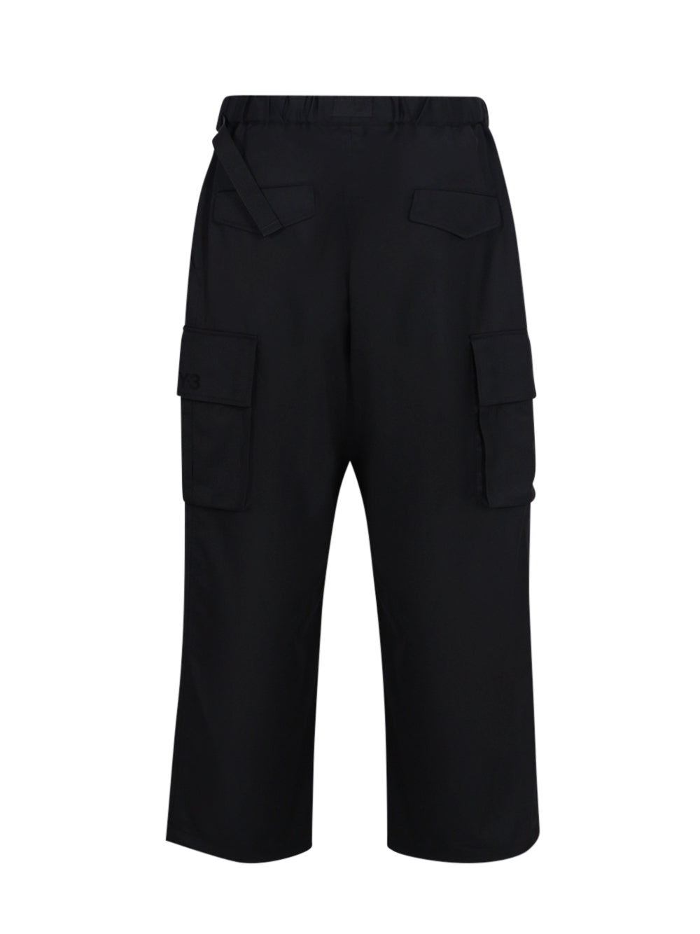 Y-3 M Refined Wool Cargo Pants Black