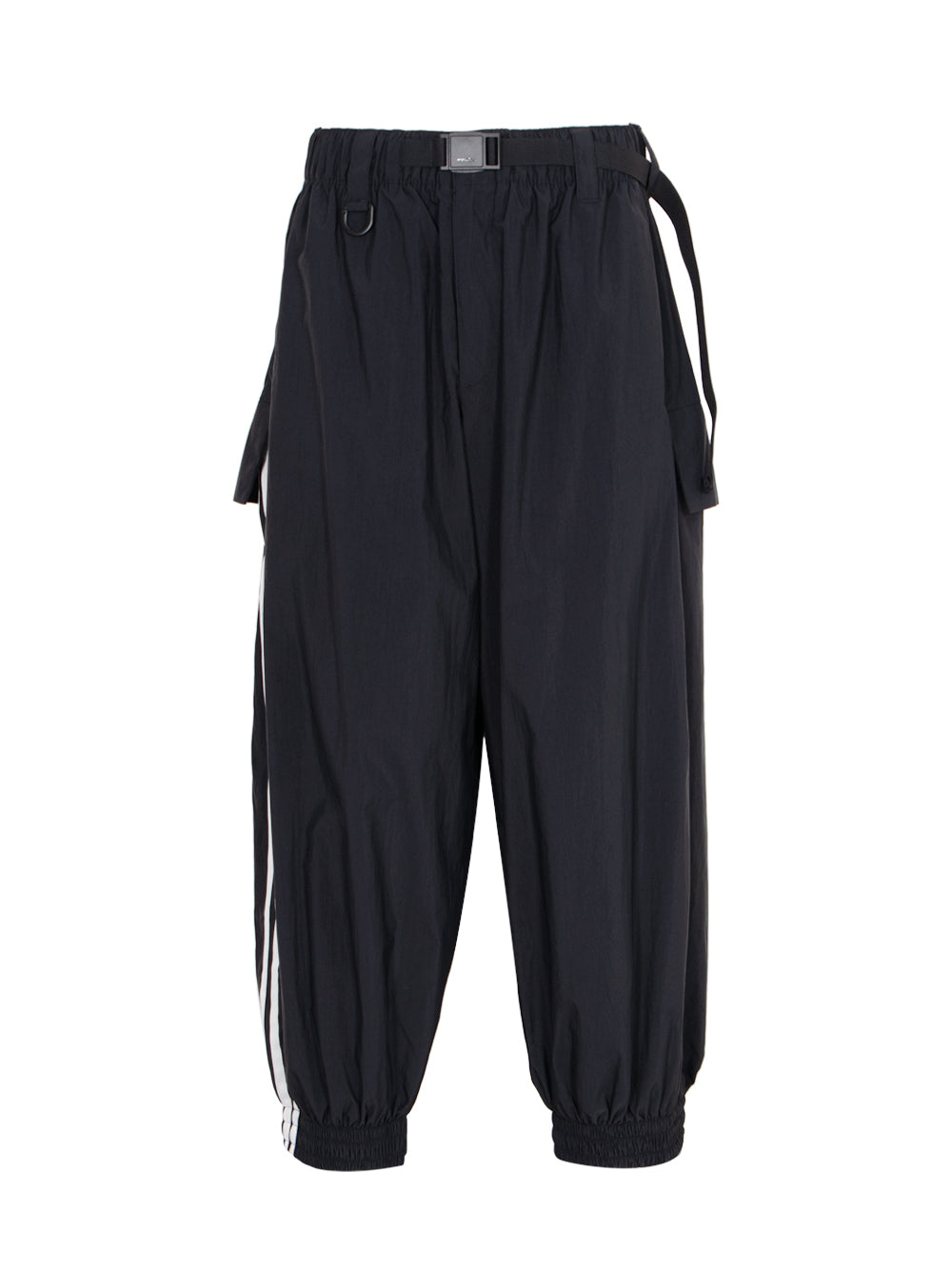 Allover Print Nylon Shell Pant (Black)