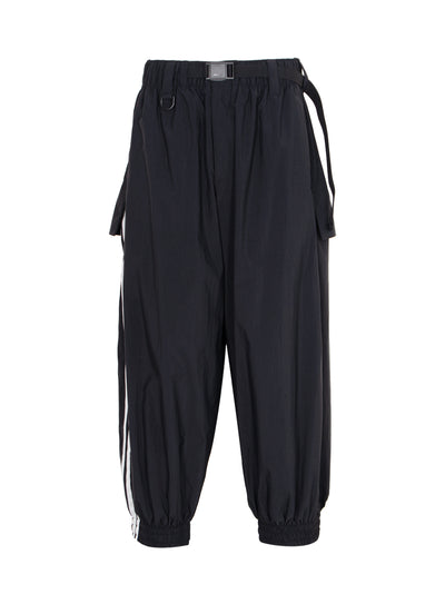 Allover Print Nylon Shell Pant (Black)