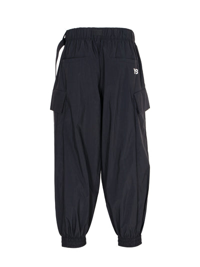 Allover Print Nylon Shell Pant (Black)