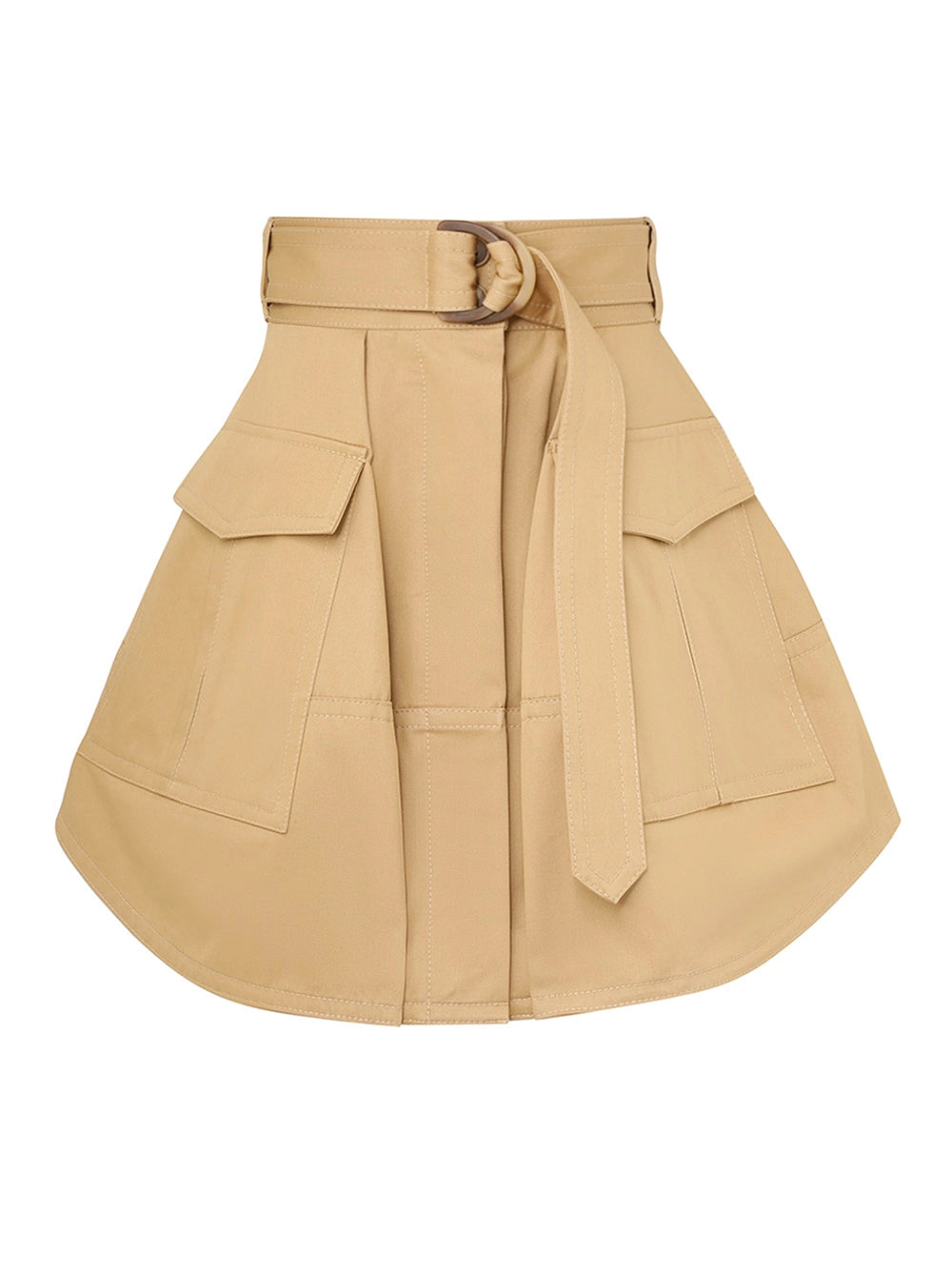 Illuminate Cargo Mini Skirt (Sand)