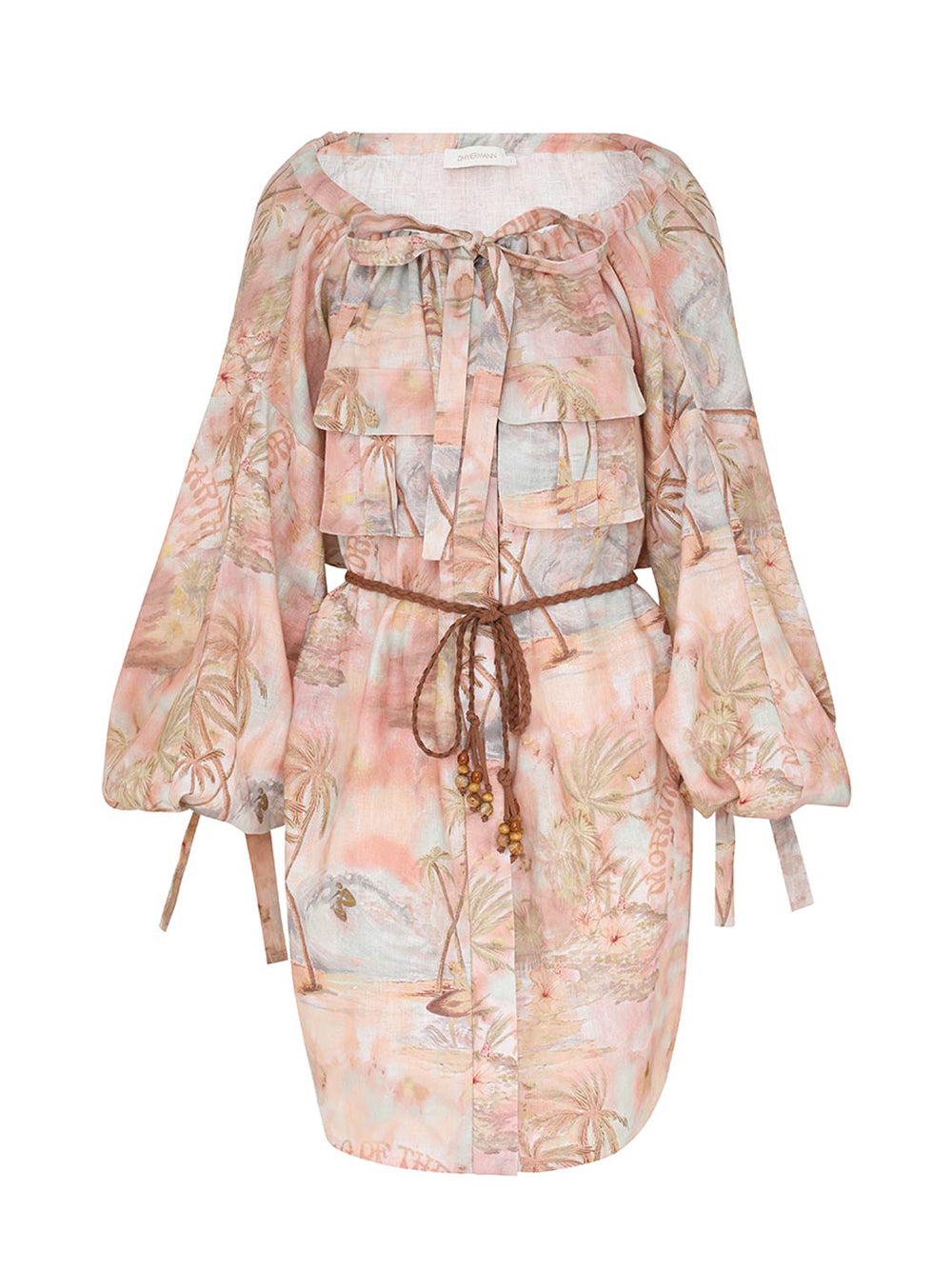Illuminate Relaxed Mini Dress (Guava Paradise)
