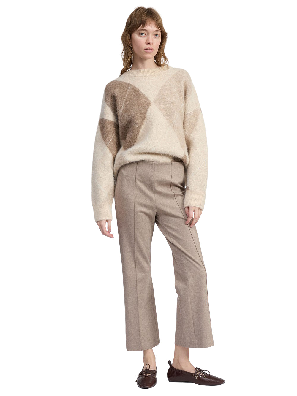 Irina Ponte Kick Flare (Oat)