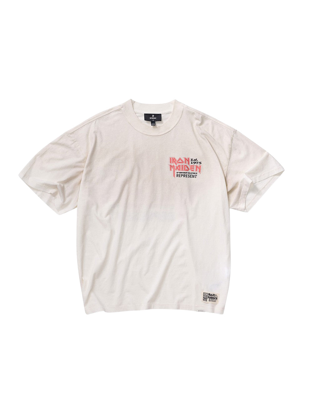 Iron Maiden Anniversary T-Shirt (Washed Ecru)