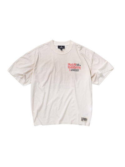 Iron Maiden Anniversary T-Shirt (Washed Ecru)