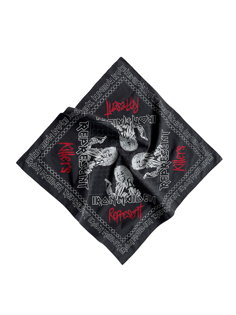 Iron Maiden Killers Bandana (Jet Black)