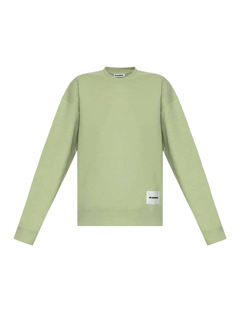 Crew Neck Long Sleeves Sweatshirt Powder Green