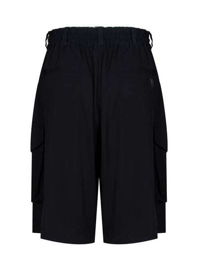 Y-3 Rayon Twill Shorts (Black)