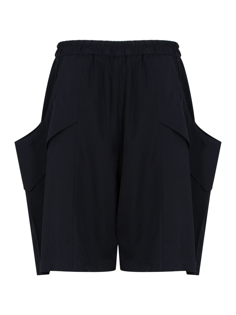 Y-3 Rayon Twill Shorts (Black)