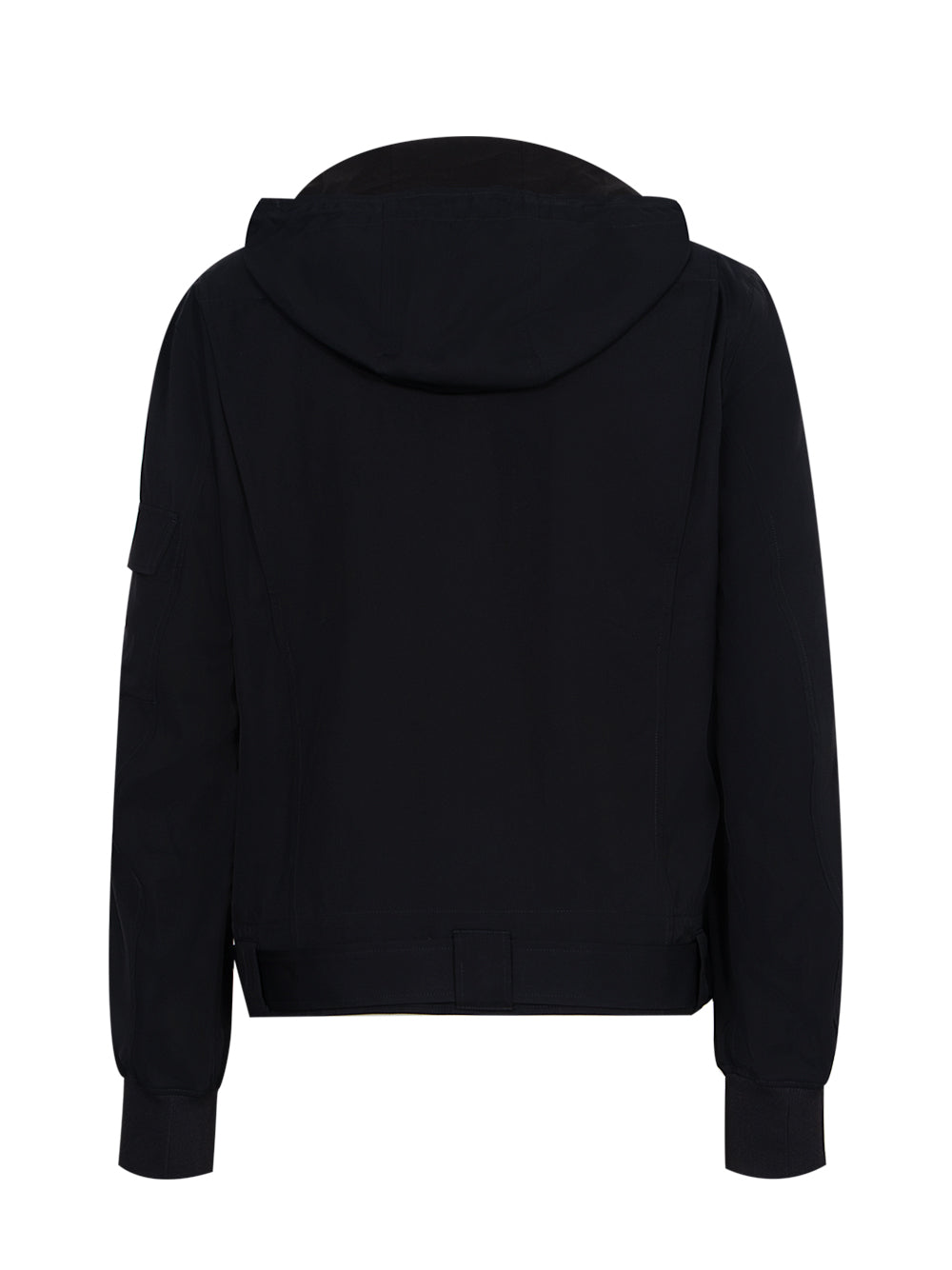 Y-3 Rayon Twill Hooded Top (Black)