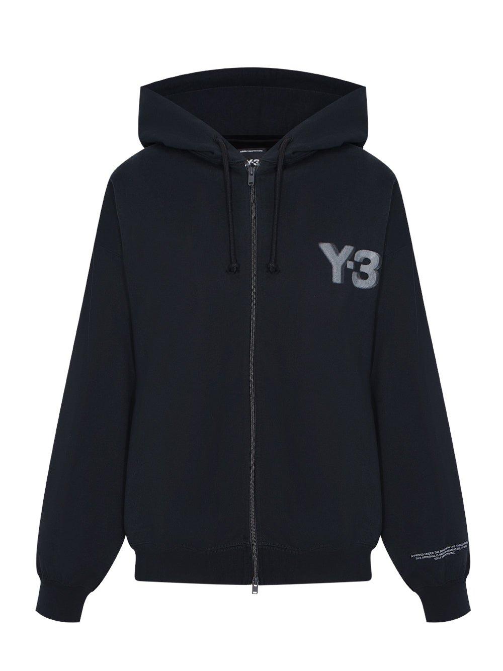 Logo Zip Hoodie (Black)