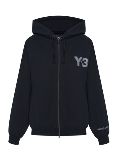 Logo Zip Hoodie (Black)