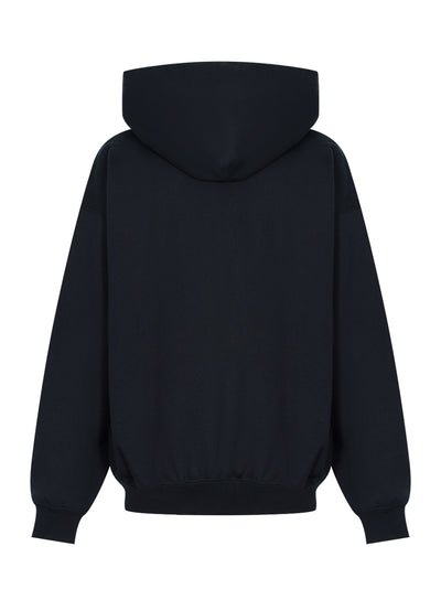 Logo Zip Hoodie (Black)