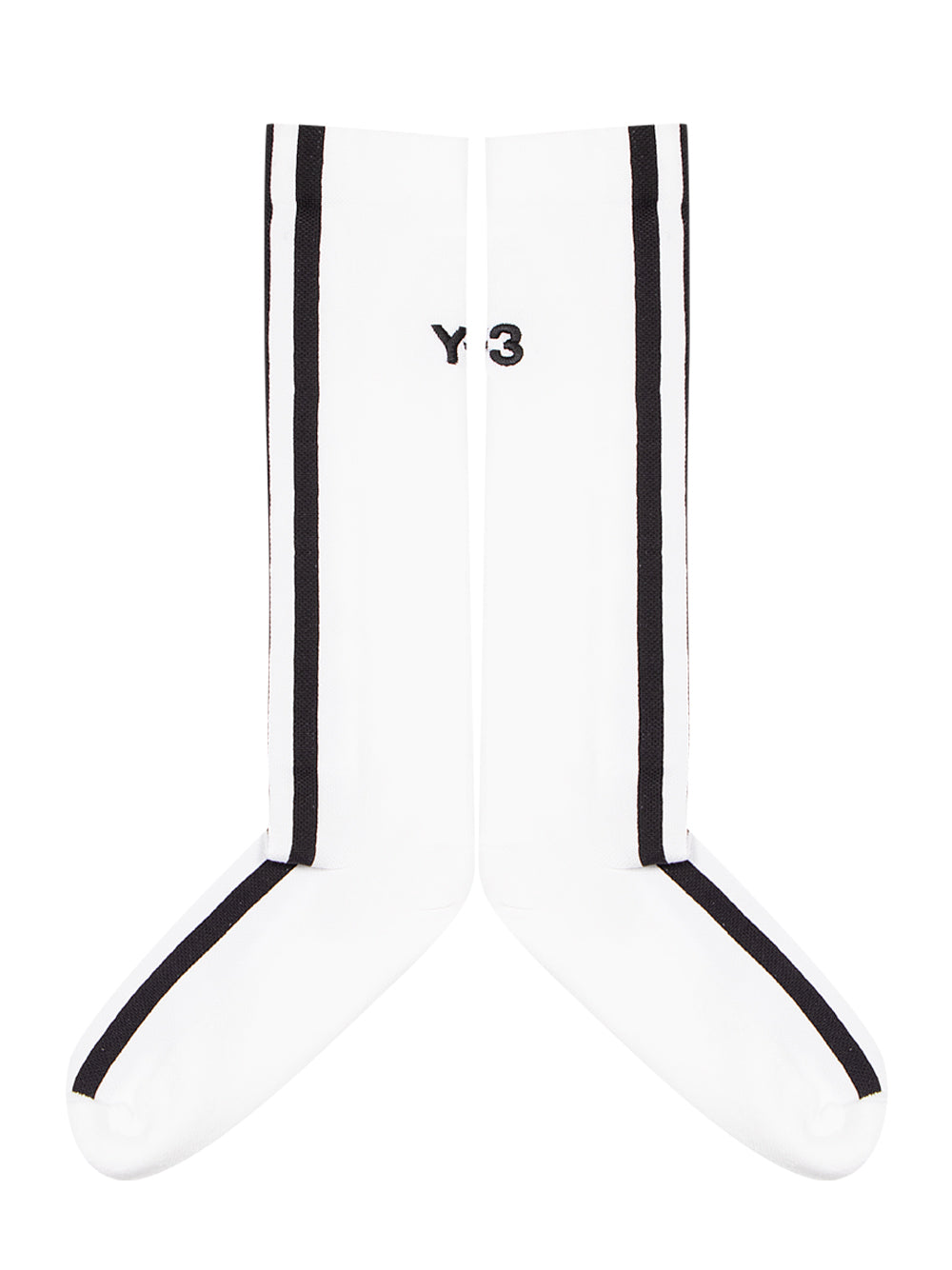 Y-3 Stripe Sock (White)