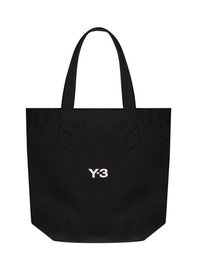 Y-3 Cotton Tote Black