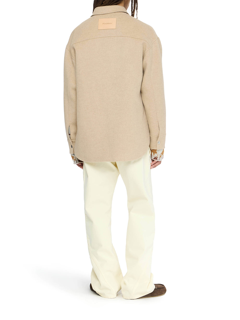 Oversized Shirt Jacket Clay Melange