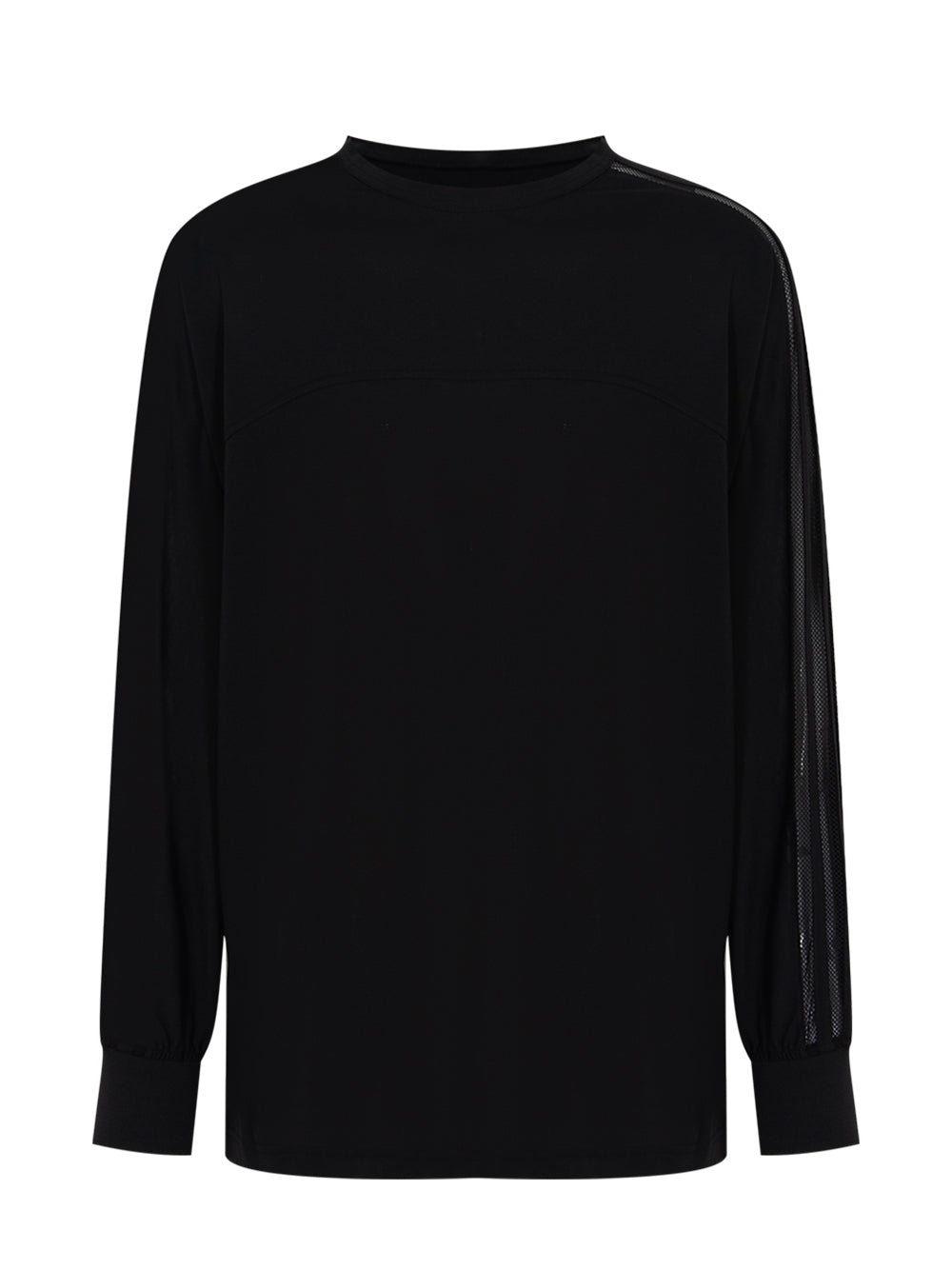 Y-3 Mesh 3 Long Sleeve Tee Black