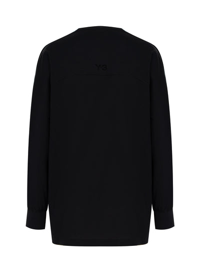 Y-3 Mesh 3 Long Sleeve Tee Black