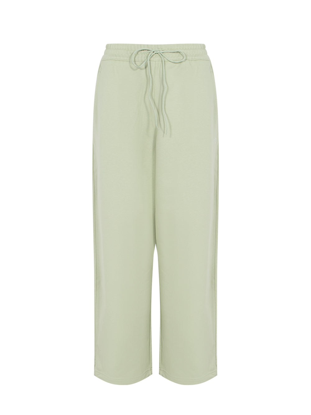 Y-3 French Terry Wide Leg Pants Magic Lime