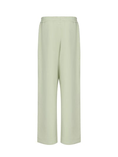 Y-3 French Terry Wide Leg Pants Magic Lime